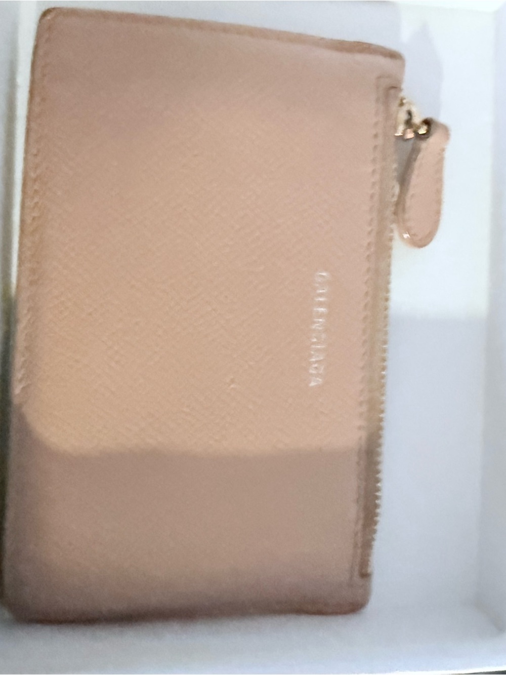 Balenciaga Compact Zip Wallet in Blush
